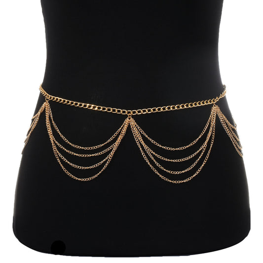 Ladies Vintage Punk Boho Body Chain